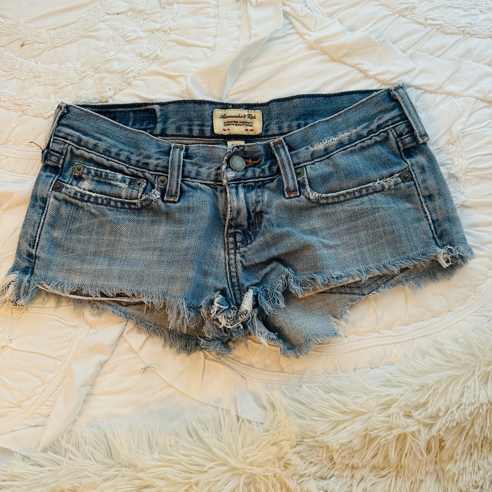 A&F Vintage Cut off Jean Shorts
